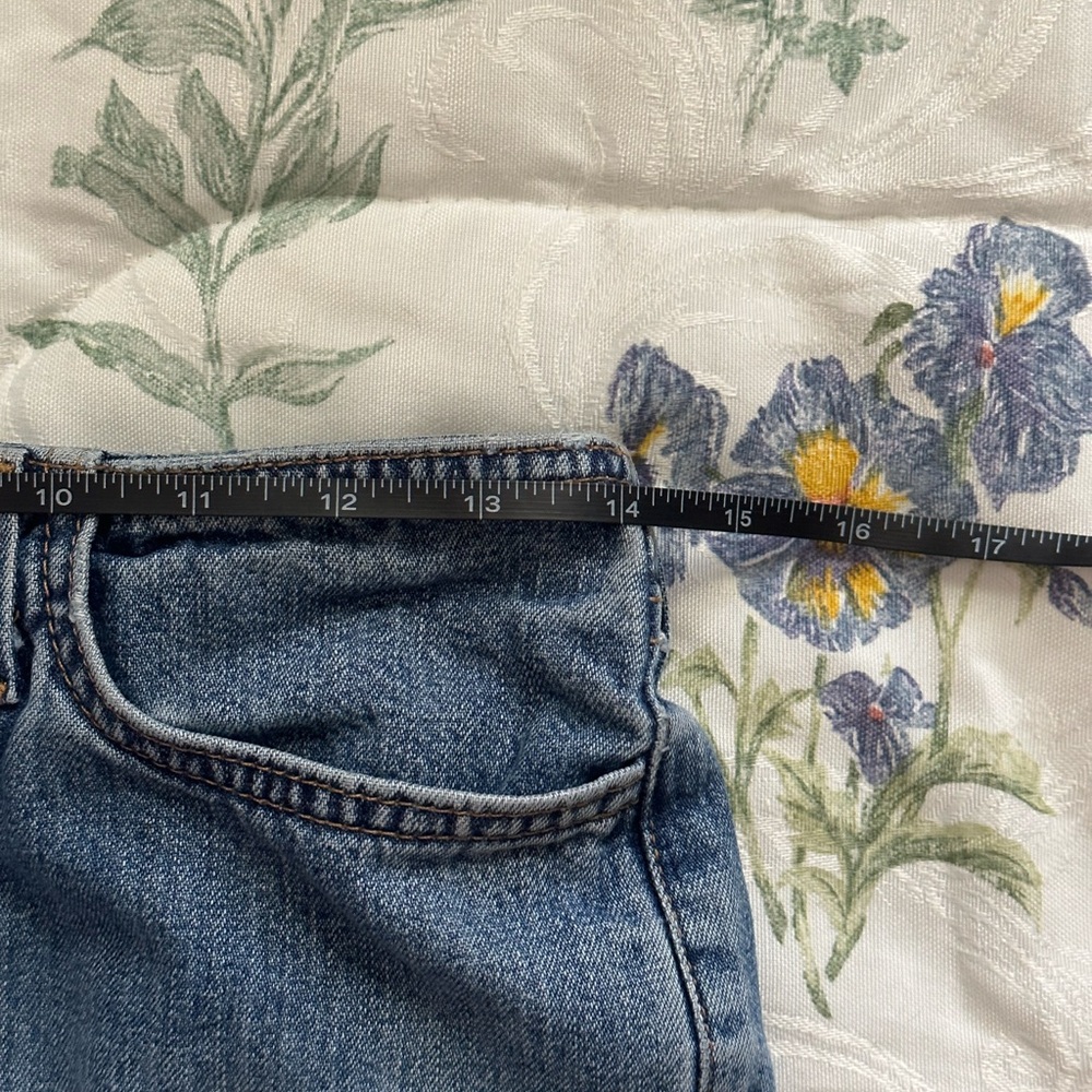 Vintage A&F y2k no waist low rise bootcut jeans button fly 5 pocket Sz 26 USA - Picture 13 of 15